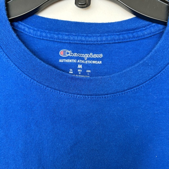 Champion Royal Blue Crewneck Long Sleeve Shirt - Picture 8 of 9